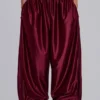 Bordeauxrode metallic Vapor-joggingbroek