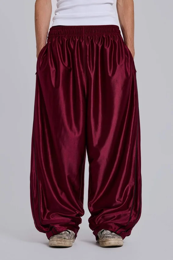 Bordeauxrode metallic Vapor-joggingbroek
