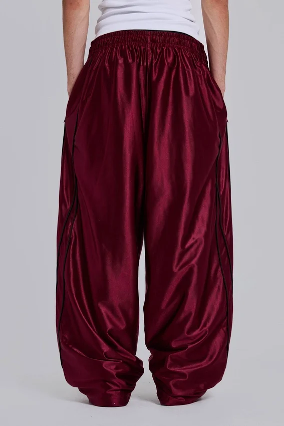 Bordeauxrode metallic Vapor-joggingbroek