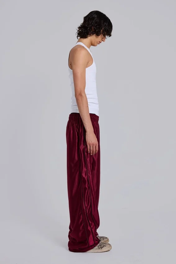 Bordeauxrode metallic Vapor-joggingbroek