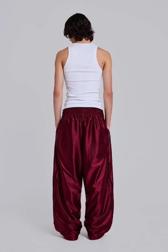 Bordeauxrode metallic Vapor-joggingbroek