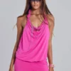 Briar mini-jurk met open rug