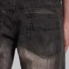 Bruine Drift-Jeans met vouw en bootcut-pasvorm