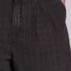 Bruine geruite jumbo-jorts