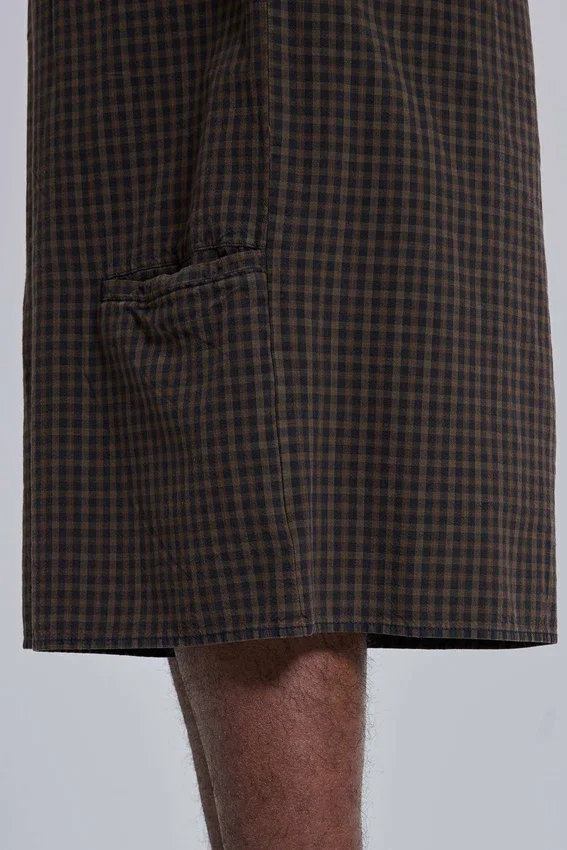 Bruine geruite XL Goliath Shorts