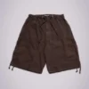 Bruine parachute Cargo baggy shorts