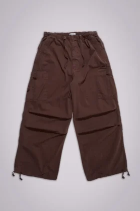 Bruine parachute-cargobroek