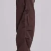 Bruine parachute-cargobroek