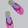 Button Ombré-teenslippers
