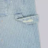 Carpenter-Jeans met dubbele knieën en krijtstreep