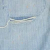Carpenter-Jeans met dubbele knieën en krijtstreep