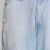 Carpenter-Jeans met dubbele knieën en krijtstreep