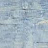 Carpenter-Jeans met dubbele knieën en krijtstreep