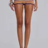 Cata mini-short met veelkleurige strepen