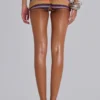 Cata mini-short met veelkleurige strepen