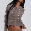 Cavalier militaire velours hoodie