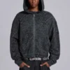 Charcoal Leopard Monster Hoodie