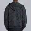 Charcoal Leopard Monster Hoodie