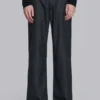 Charcoal Stacked Straight-pakbroek