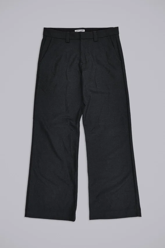 Charcoal Stacked Straight-pakbroek