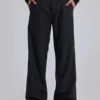 Charcoal Stacked Straight-pakbroek