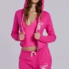 Cleo slouchy bootcut-jogger in roze