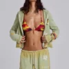 Cleo Sunfade hoodie met doorlopende rits
