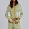 Cleo Sunfade hoodie met doorlopende rits