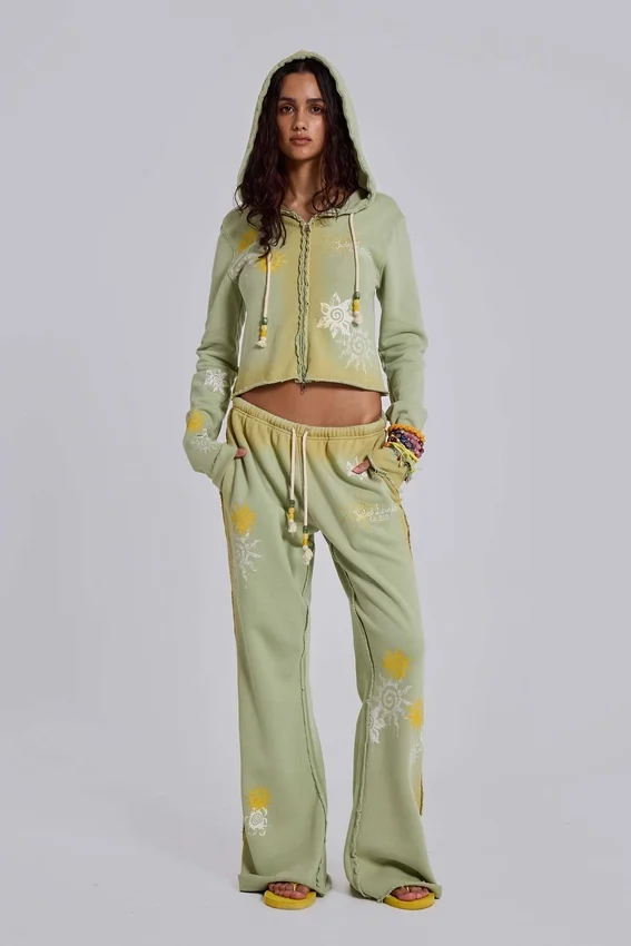 Cleo Sunfade slouchy bootcut-jogger