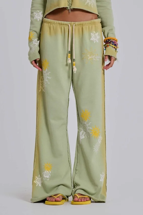 Cleo Sunfade slouchy bootcut-jogger