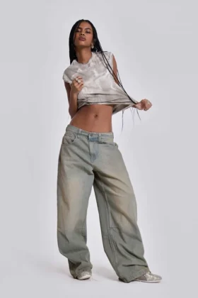 Colossus Fit Jeans met lichte wassing