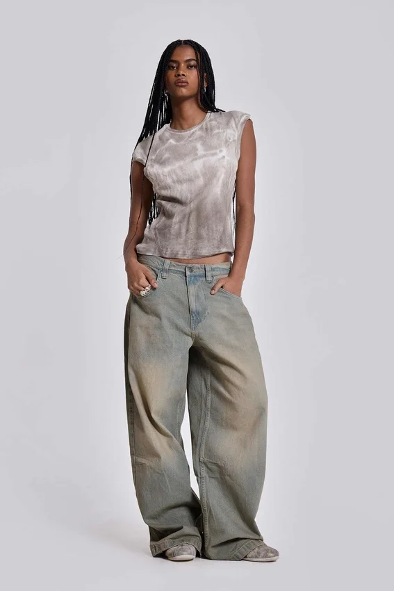 Colossus Fit Jeans met lichte wassing
