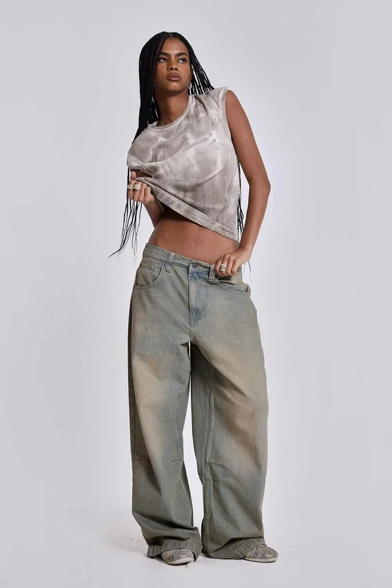 Colossus Fit Jeans met lichte wassing
