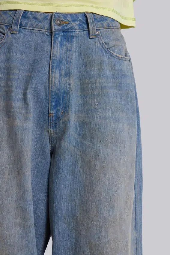Colossus Jeans XL met lichte wassing en slub-effect