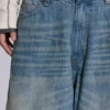 Colossus Jeans XL met lichte wassing en slub-effect