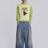 Colossus Jeans XL met lichte wassing en slub-effect