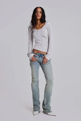 Cooper bootcut-Jeans in lichtblauw