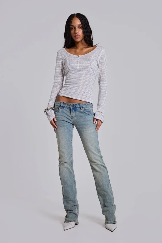 Cooper bootcut-Jeans in lichtblauw