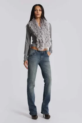 Cooper bootcut-Jeans in middenblauw