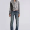Cooper bootcut-Jeans in middenblauw