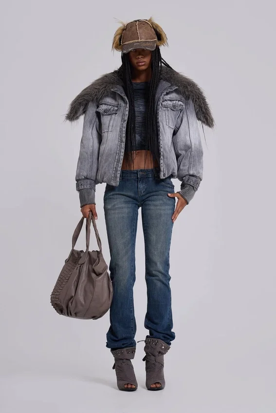 Cooper bootcut-Jeans in middenblauw