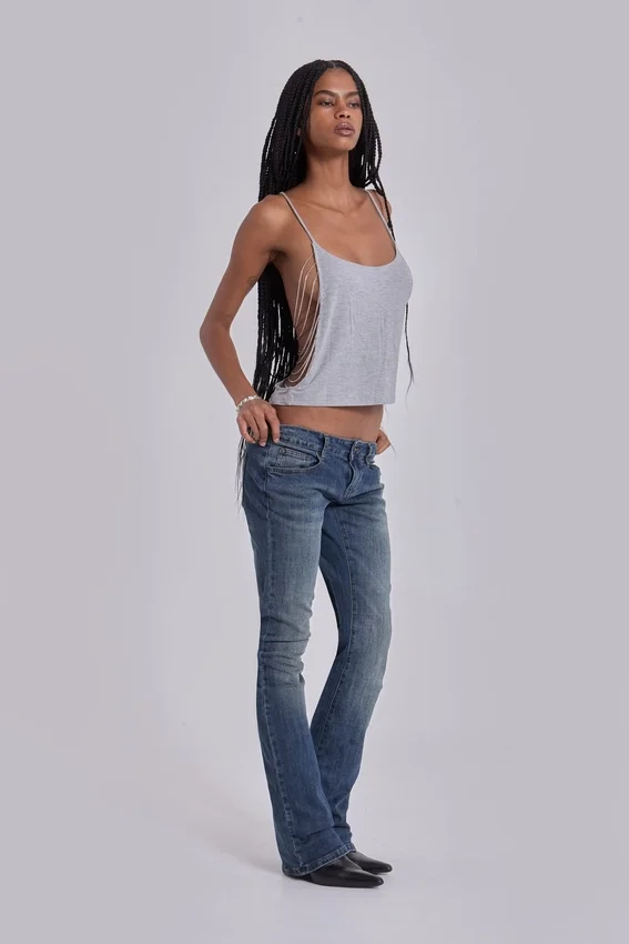 Cooper bootcut-Jeans in middenblauw