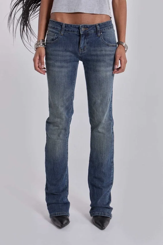 Cooper bootcut-Jeans in middenblauw