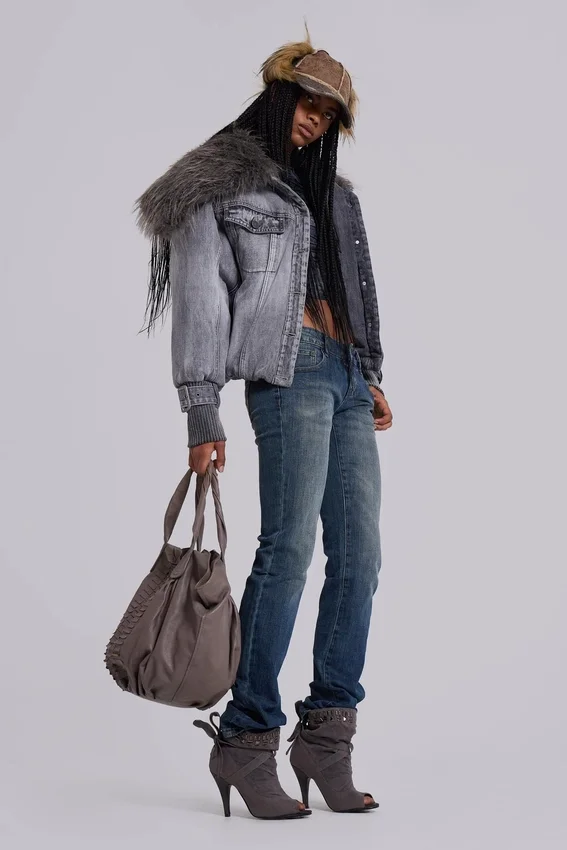 Cooper bootcut-Jeans in middenblauw