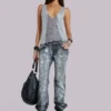 Cooper-jeans met pailletten en bootcut