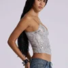 Cosmic top met pailletten