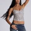 Cosmic top met pailletten