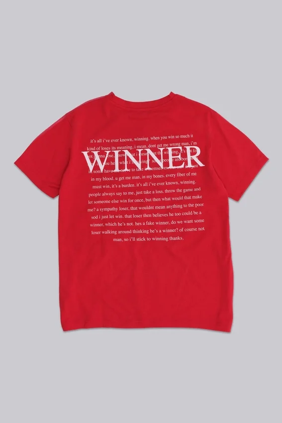 Crest T-shirt met V-hals