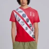 Crest T-shirt met V-hals