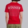 Crest T-shirt met V-hals